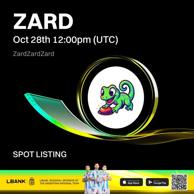 $Zard Launches On Lbank Exchange October 28, 2025