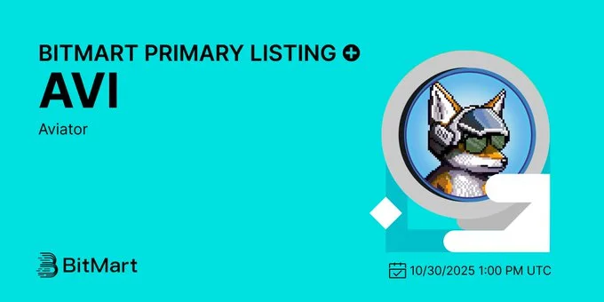 Aviator $Avi Lists On Bitmart: Don’T Miss October 30Th!