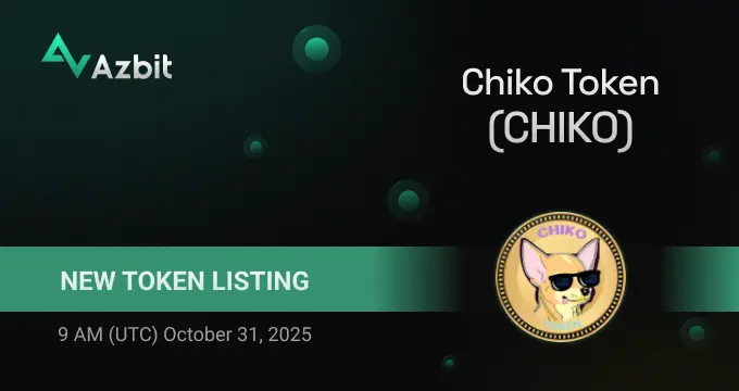 Chiko Token $Chiko Launches On Azbit Exchange October 31-Bitrabo Chiko Token $Chiko Launches On Azbit Exchange October 31