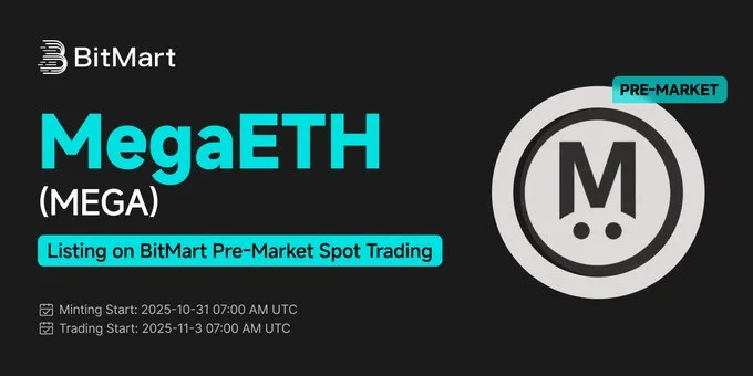 Megaeth $Mega Hits Bitmart: Don’T Miss The November 3 Launch