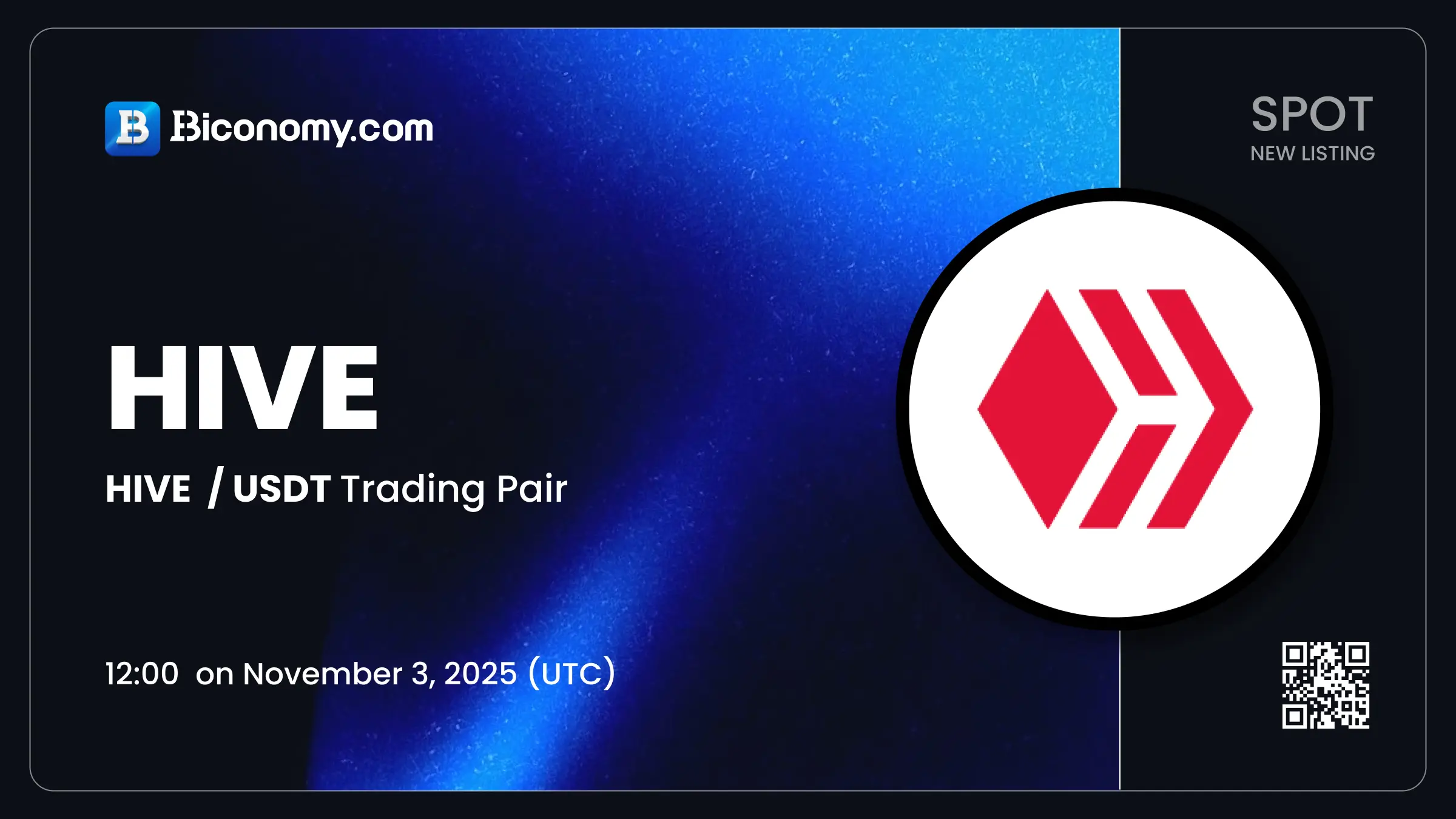 Hive $Hive Launching On Biconomy Exchange November 3, 2025