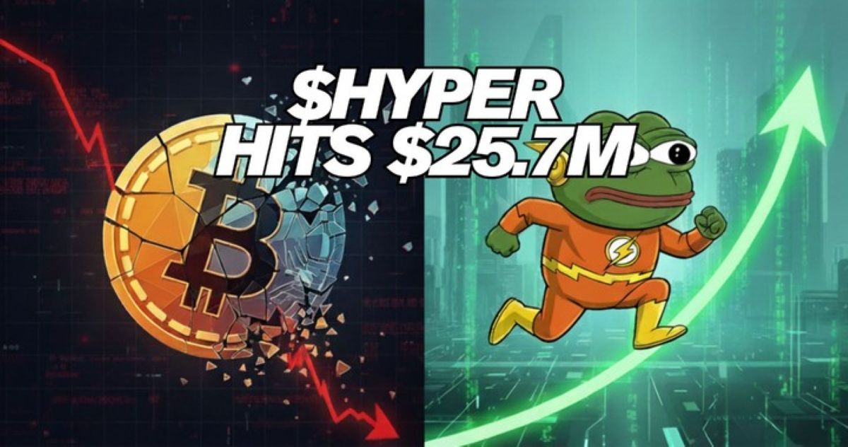 $Hyper Surges To $25.7M After Btc Plunge To $105K