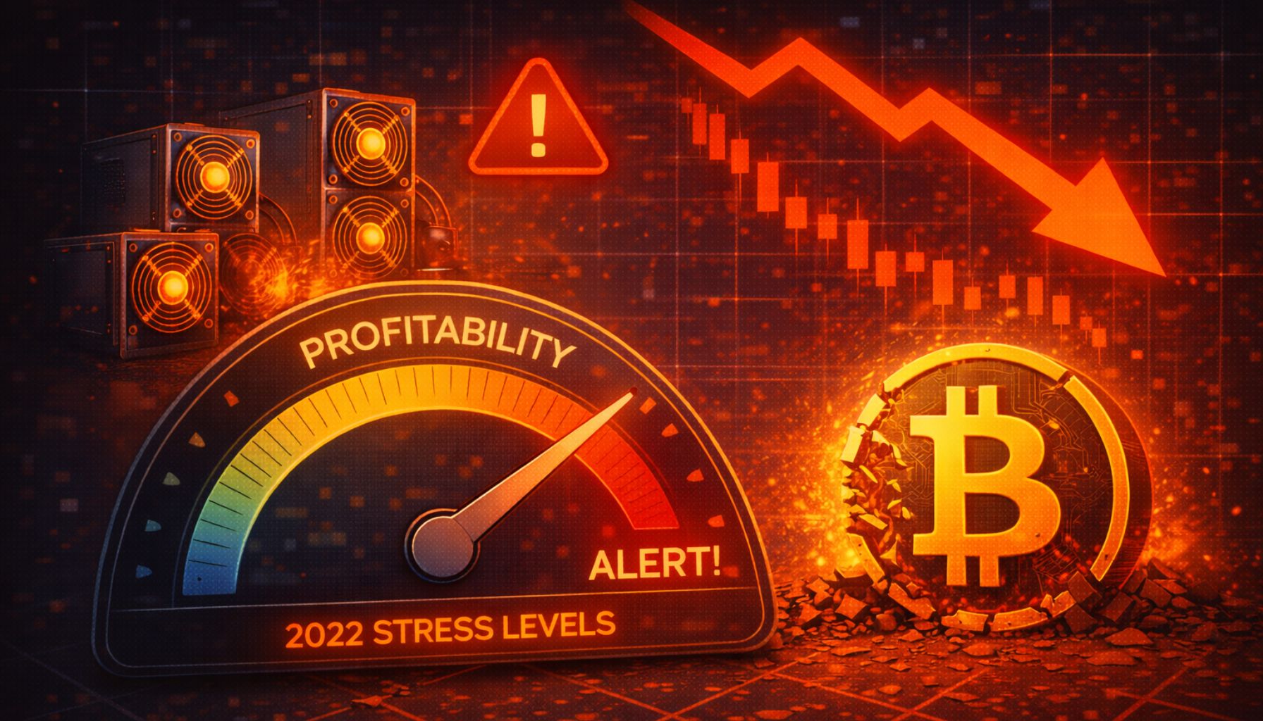 Bitcoin Mining Profitability Faces 2022-Level Crisis Now