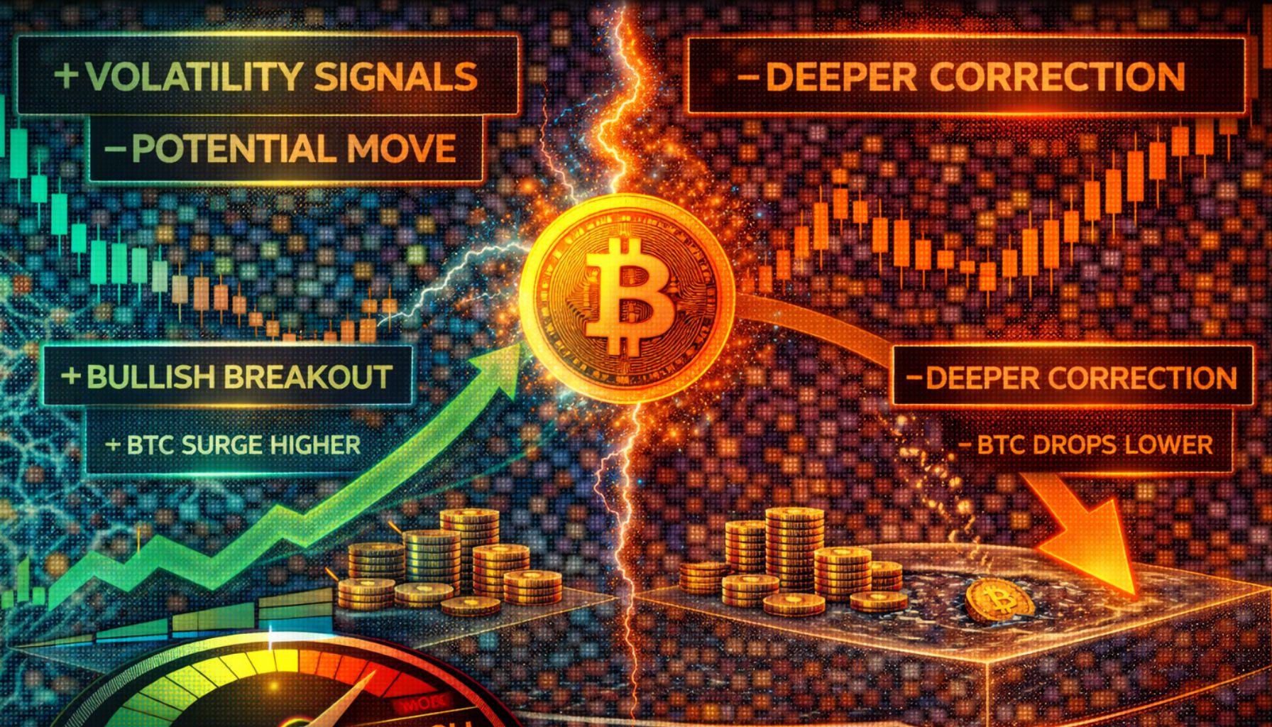 Bitcoin Volatility Sparks Potential Breakout Or Drop