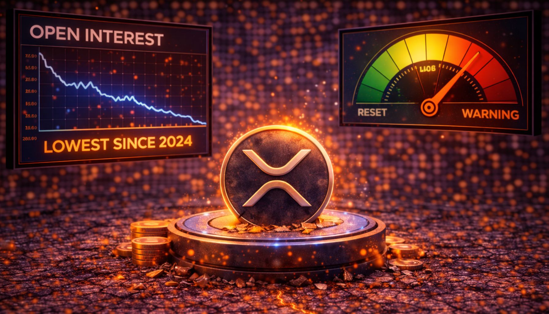 XRP Open Interest Hits 2024 Low: Reset or Red Flag?