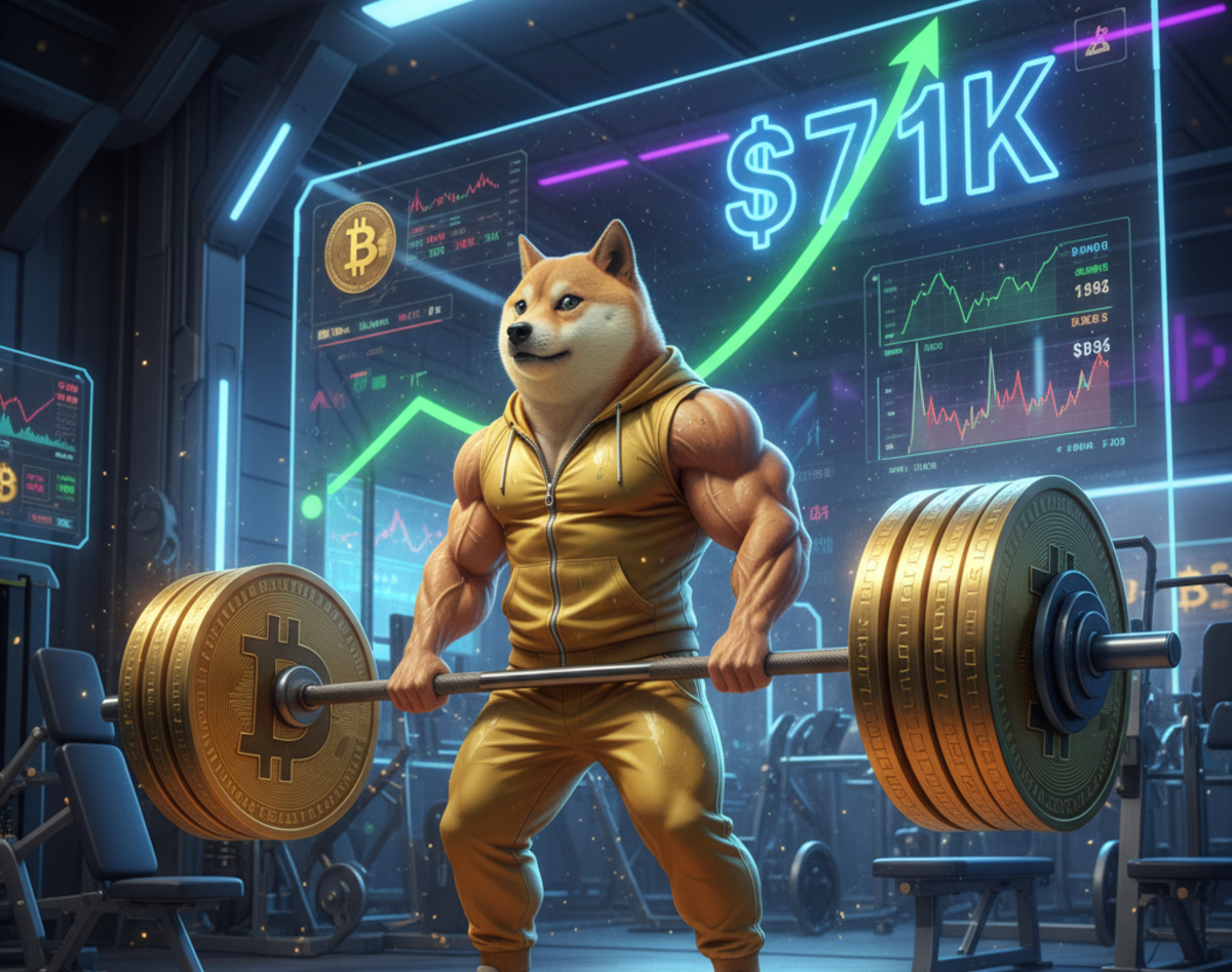 Bitcoin Surges to $71K, Steadying Maxi Doge Market