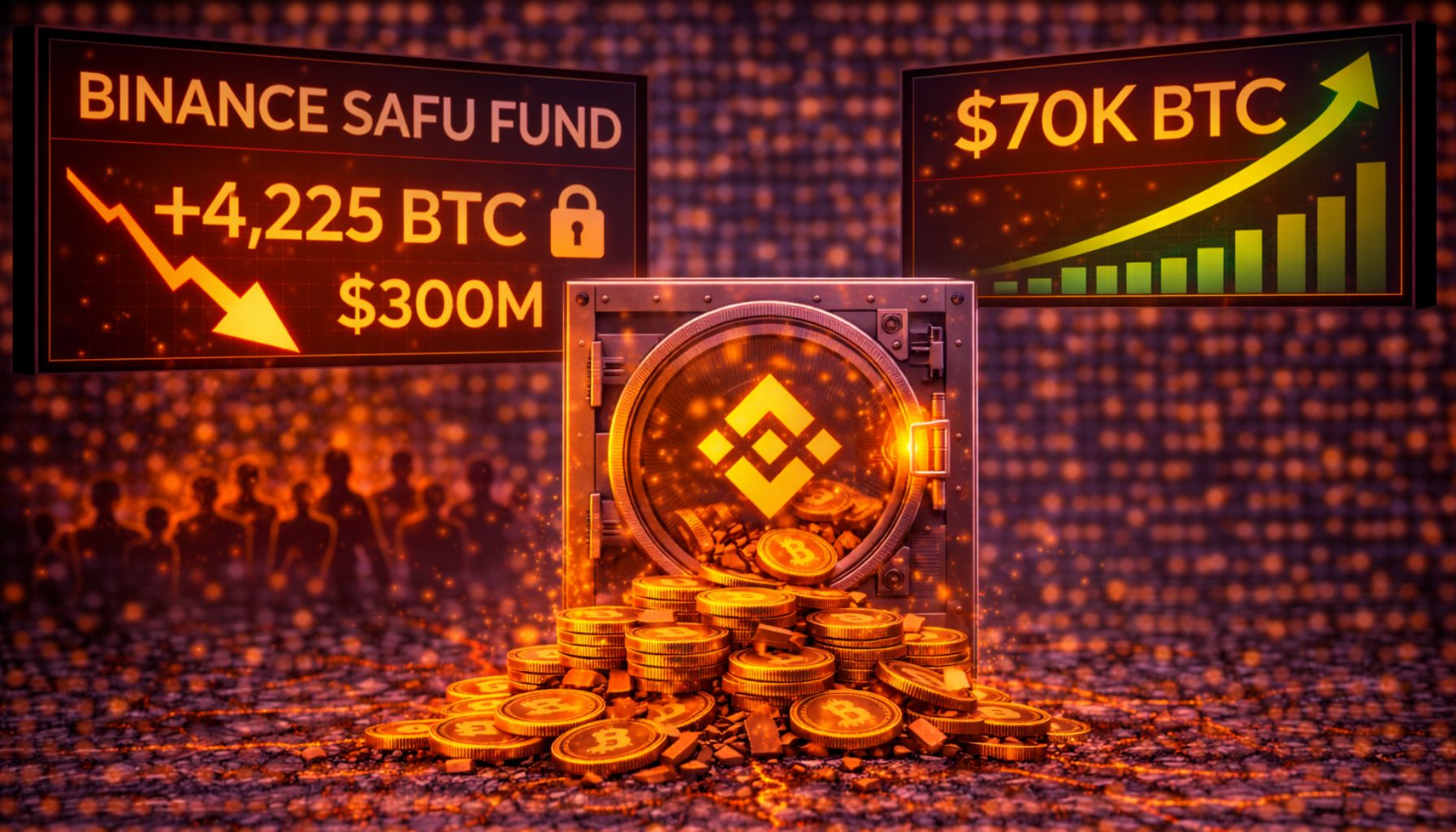 Binance Boosts SAFU Fund with 4,225 Bitcoin as Price Surges