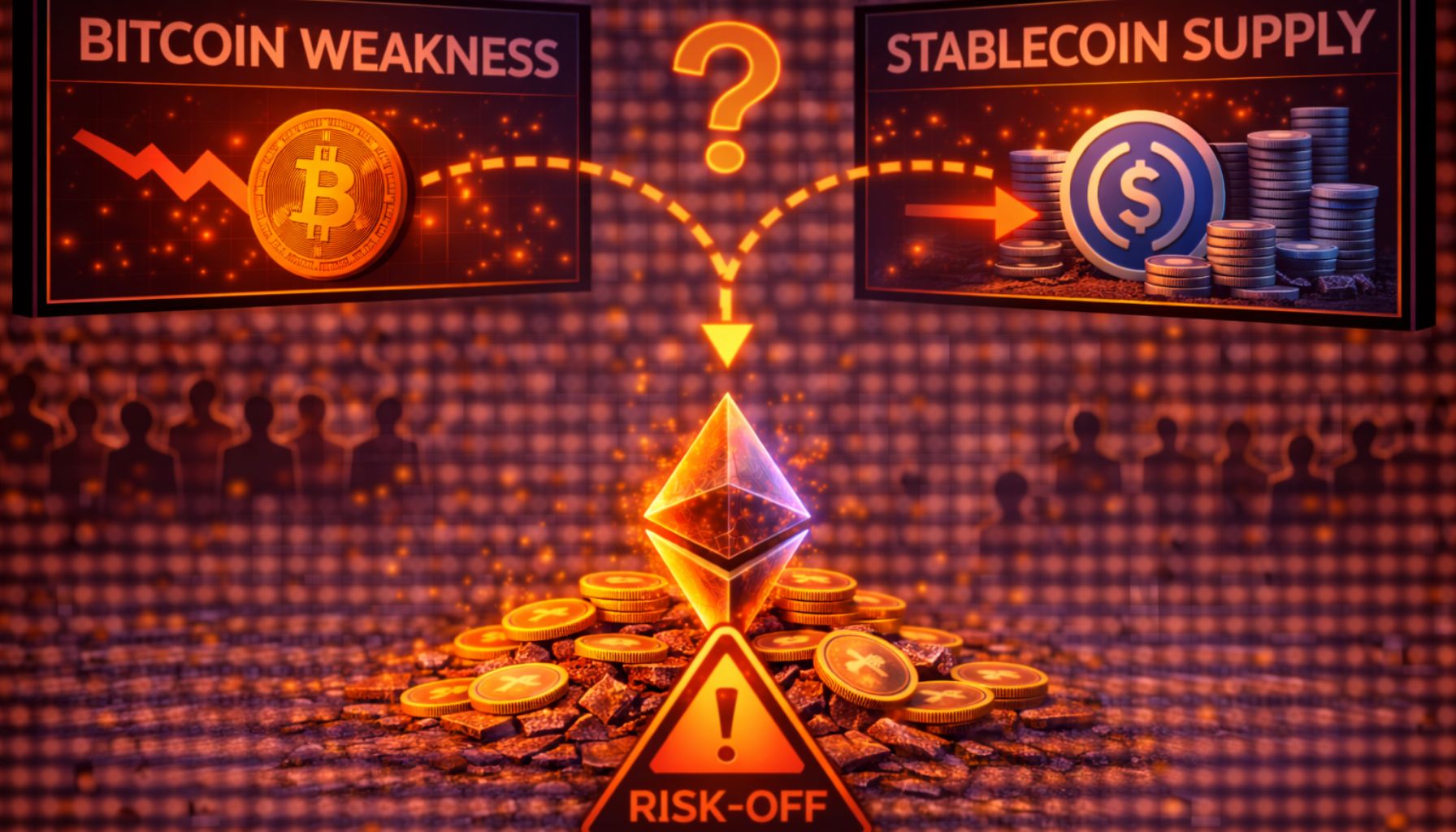 Bitcoin Struggles: Stablecoin Supply Indicates Risk Ahead