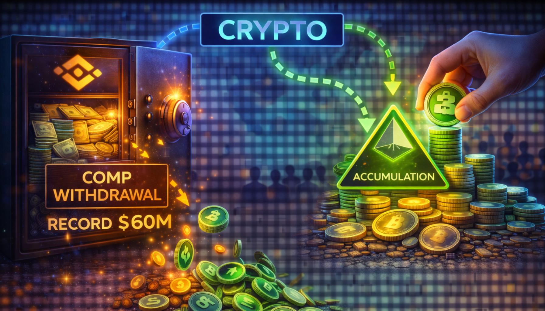 Binance COMP Withdrawal Sparks Crypto Accumulation Surge