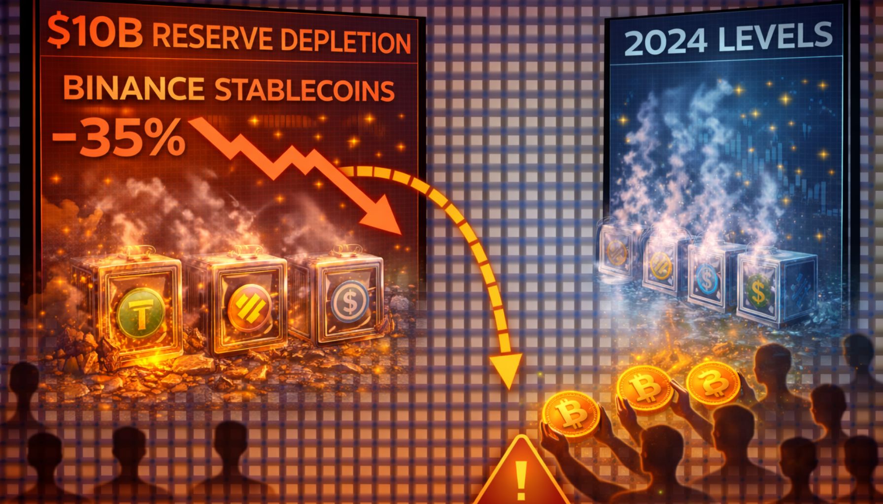 Binance Stablecoin Reserves Plummet to 2024 Levels