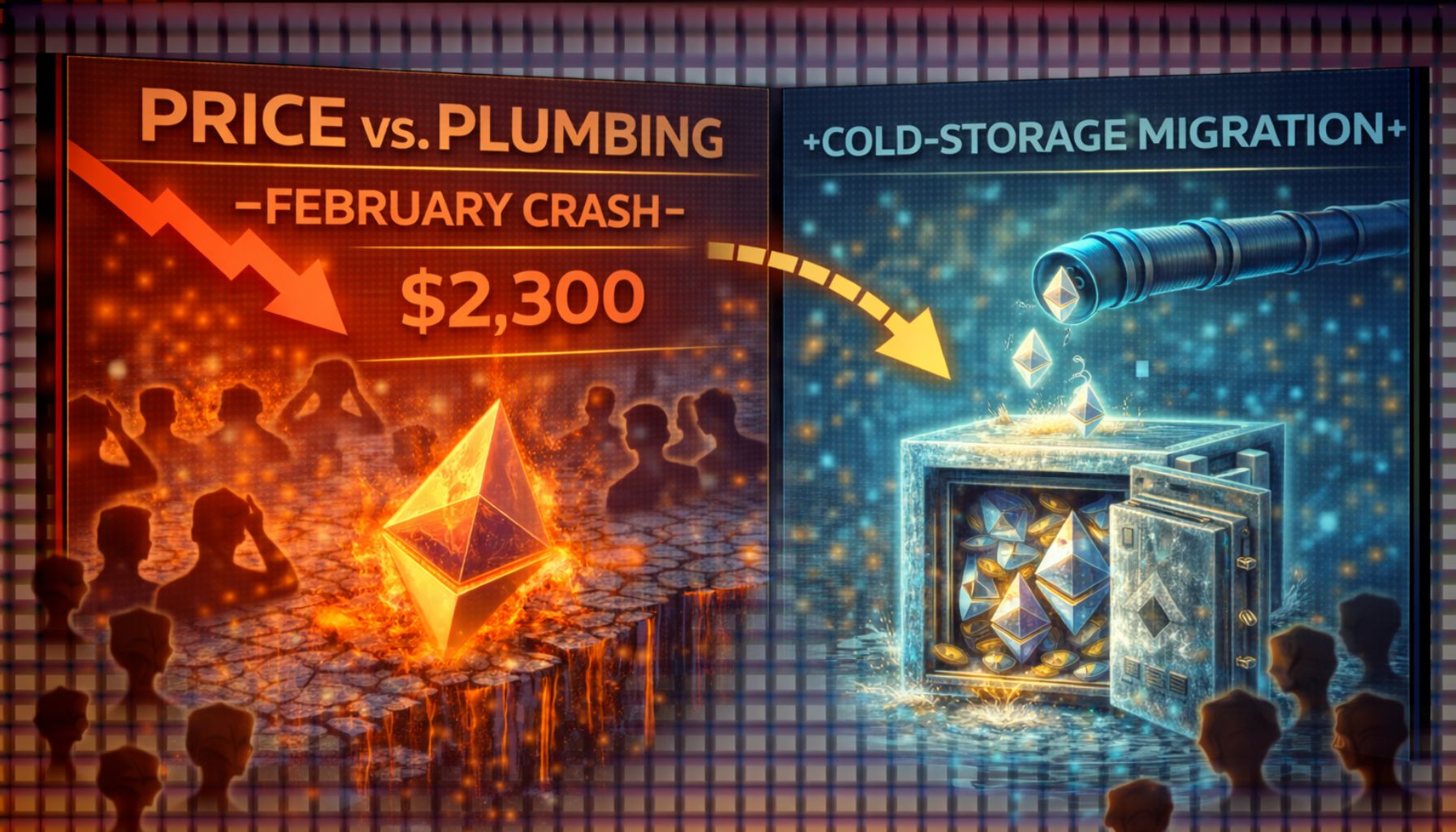 Ethereum’s February Crash Sparks Cold-Storage Surge