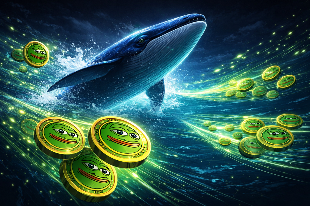 PEPE Whales Surge 60%, Dominating Market Activity Now