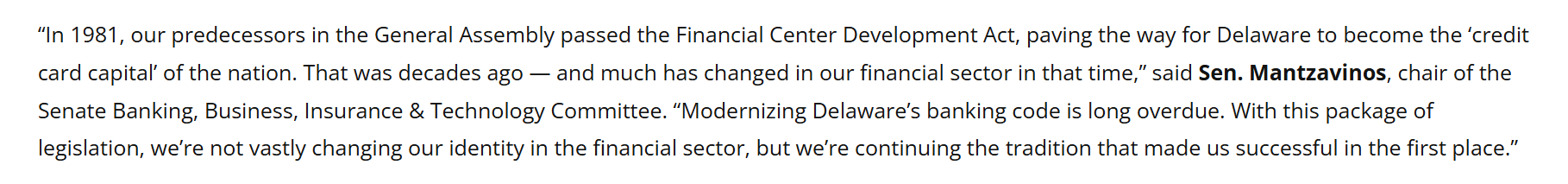 Delaware Introduces Bill on Stablecoin Regulations Now