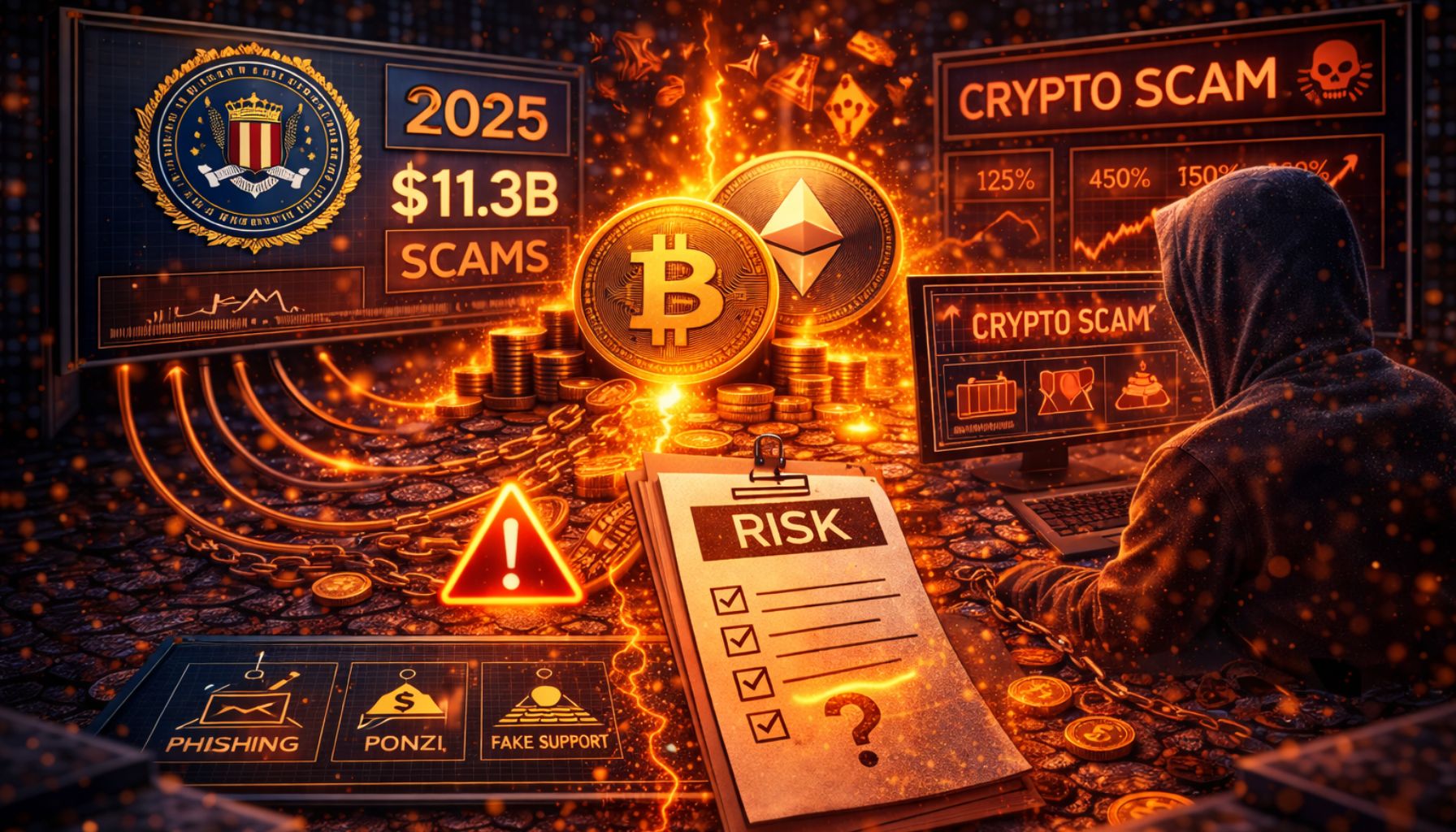 Crypto Scams Took $11.3 Billion in 2025 Check Your Risk Now