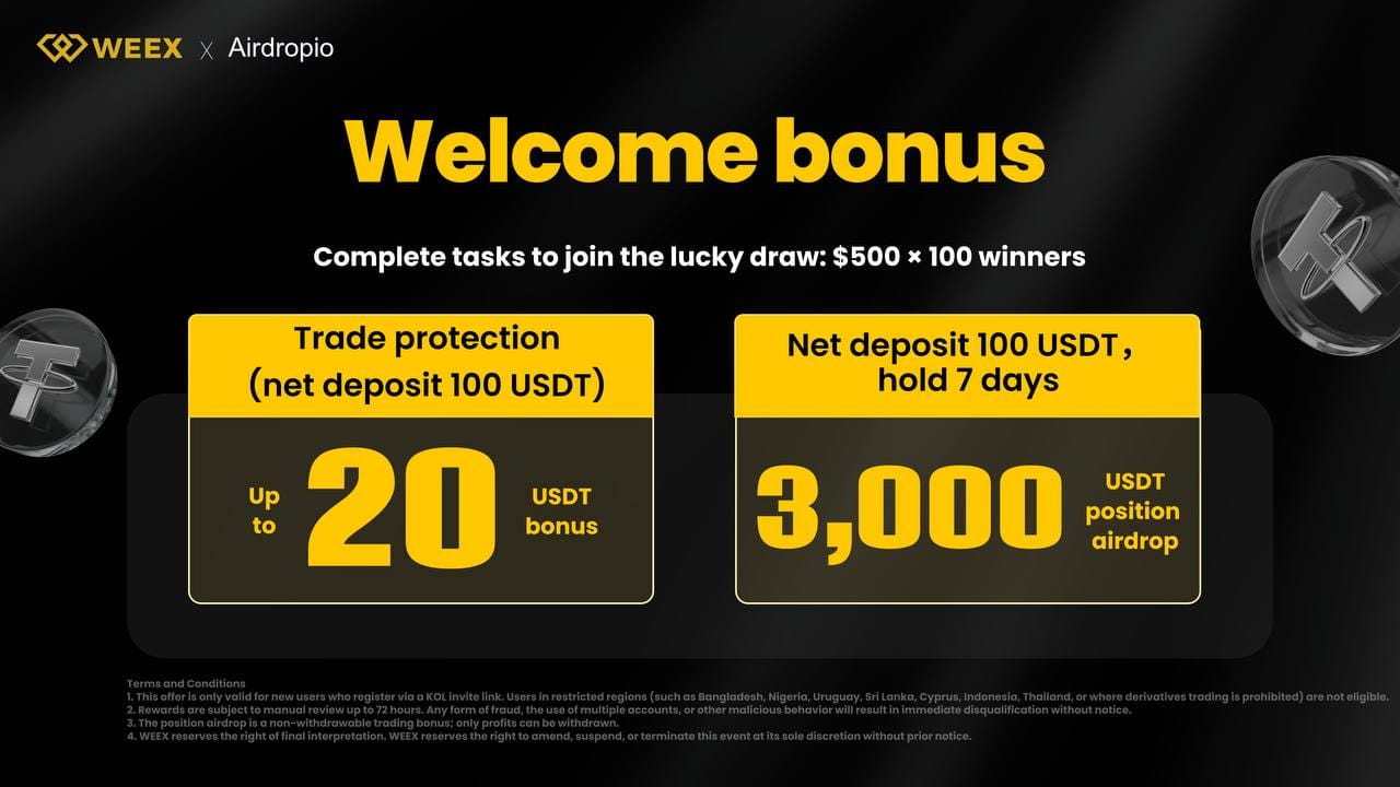 Claim Your WEEX Airdrop Now