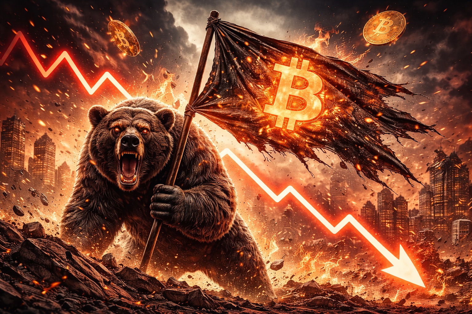 Bitcoin Bearish Flag Risks Another Price Drop Soon