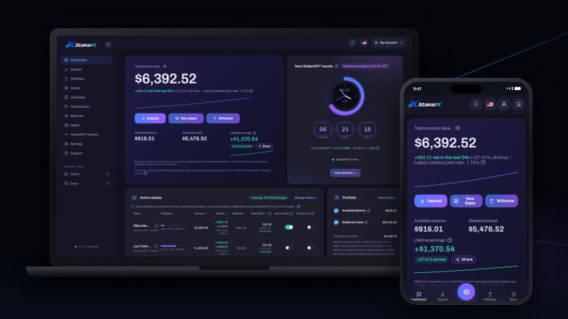 StakerX AI Agent Hits $40M in Staked Assets on Solana